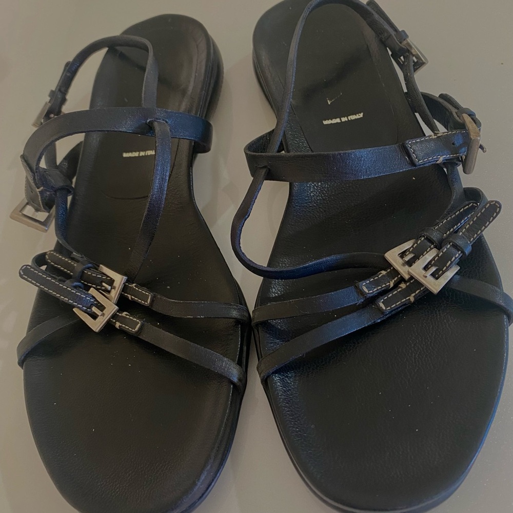 Prada leather sandals
